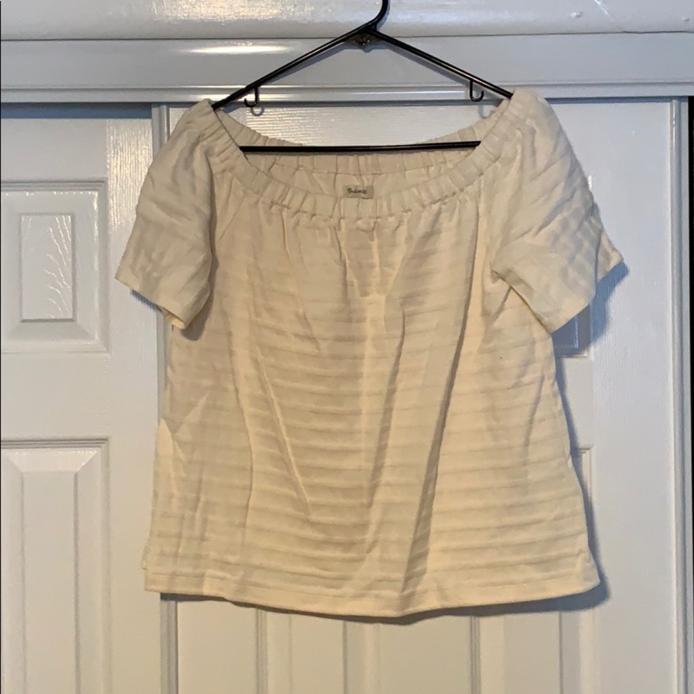 Madewell - Off the shoulder ribbed top